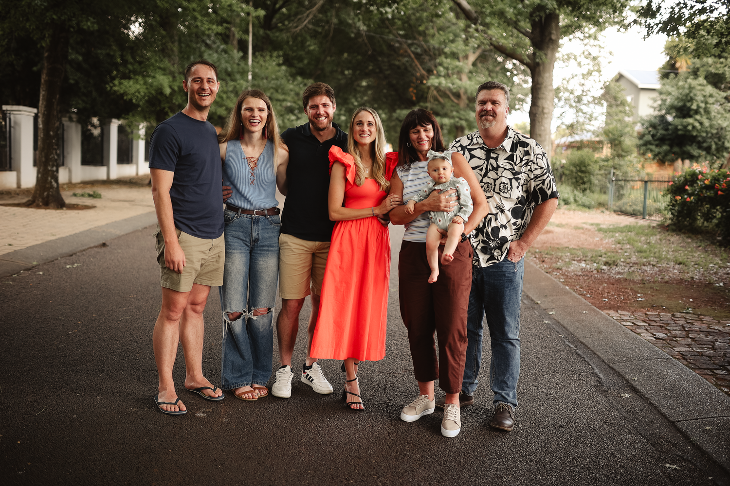 Family photography session by Pretoria photographer in natural setting