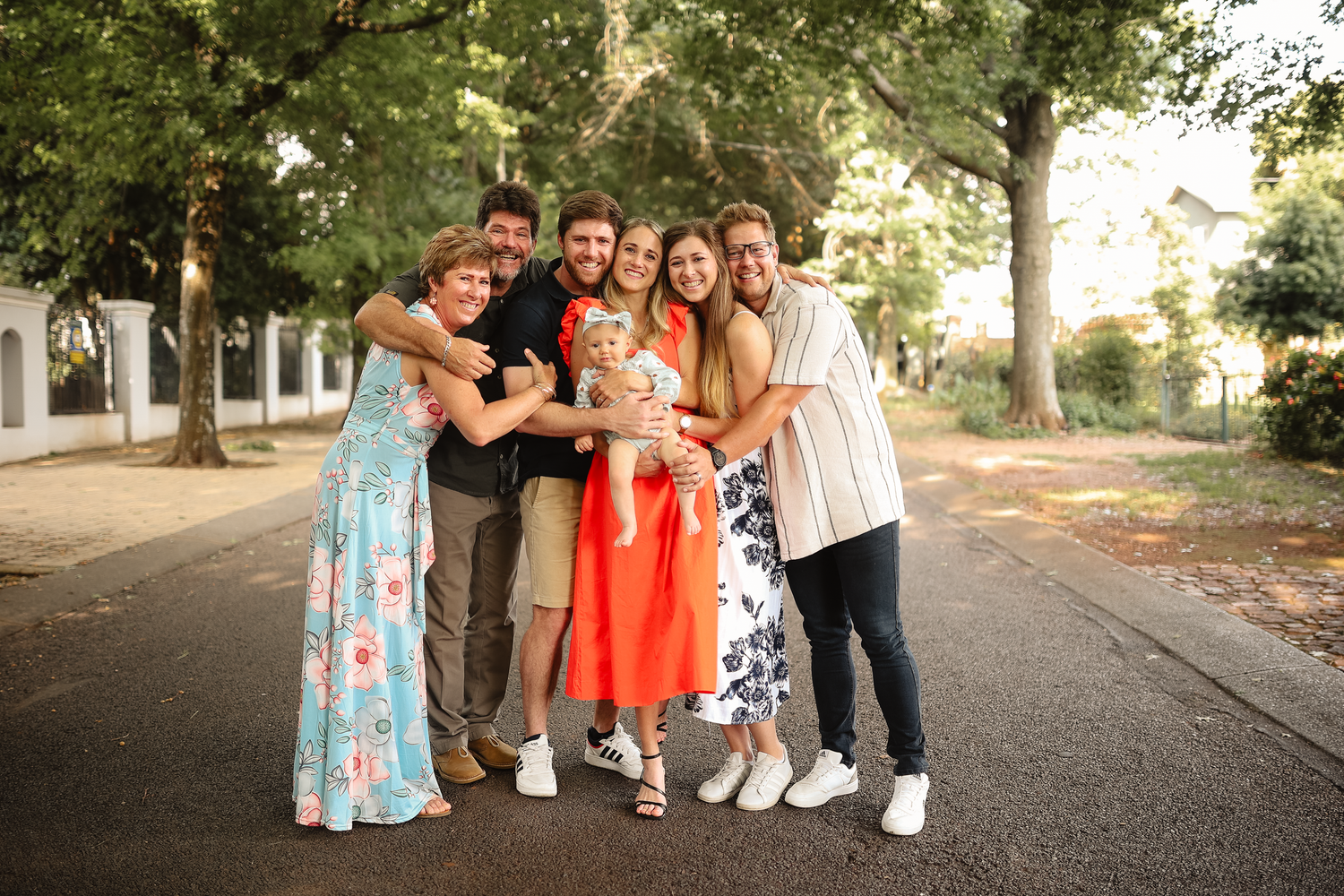 Outdoor family shoot by travel photographer in Gauteng