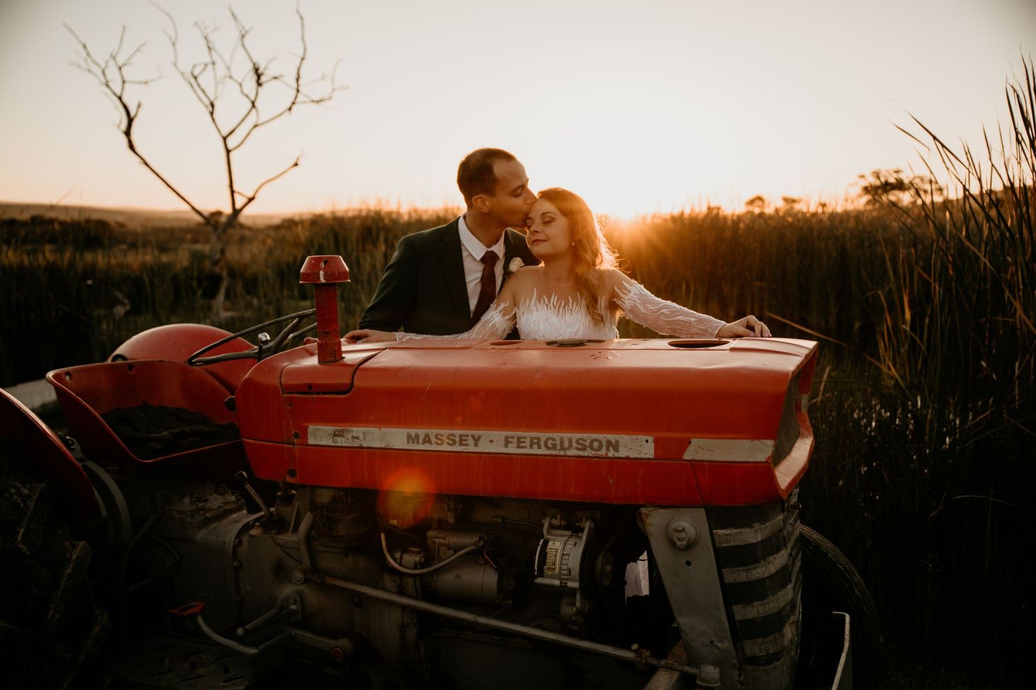 Wedding photographer in Cape Town capturing romantic couple moments