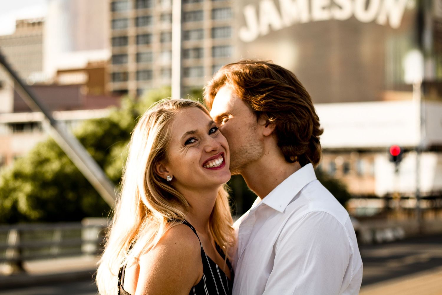 Engagement shoot by Johannesburg photographer capturing couple connection
