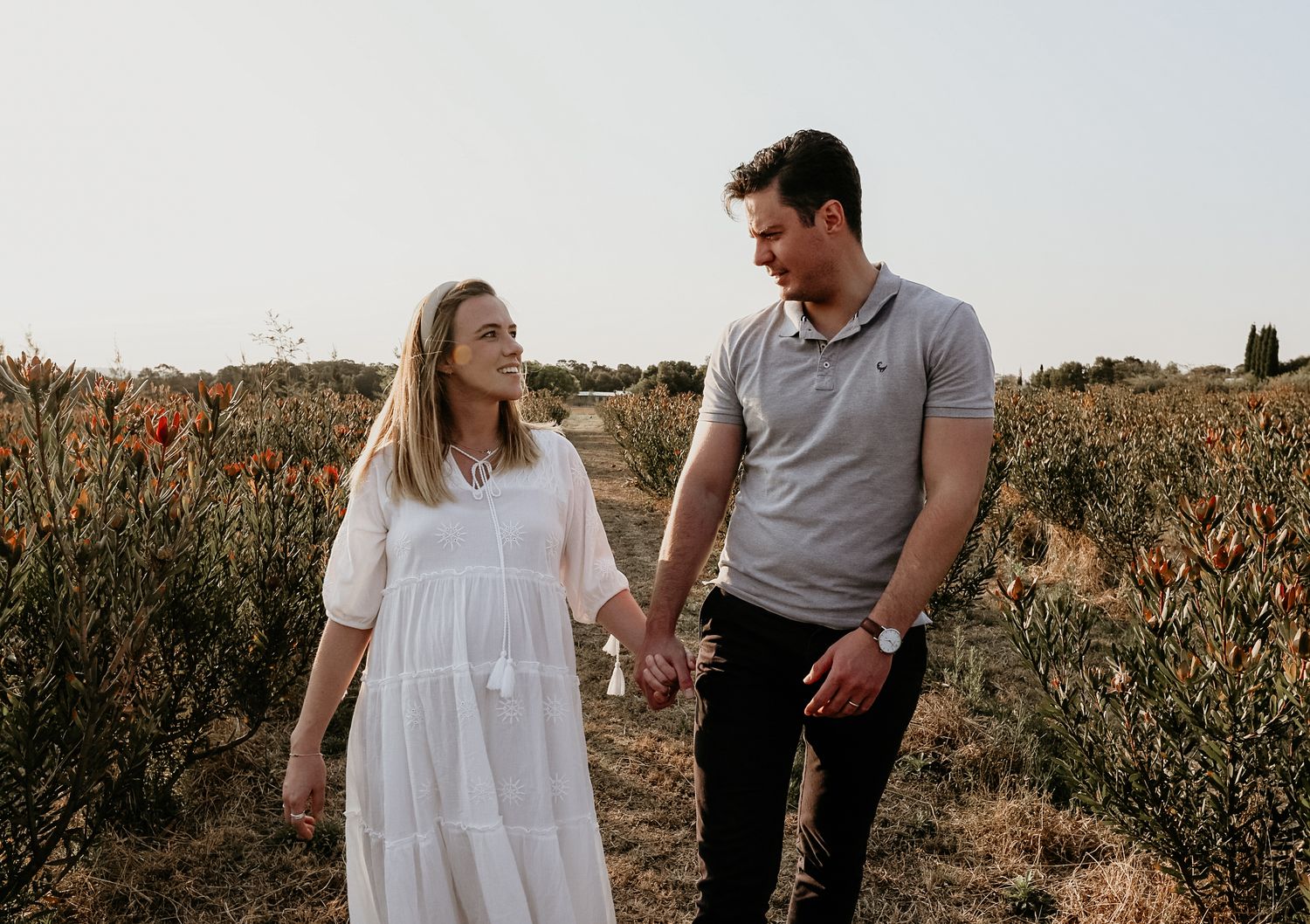 Maternity shoot by Pretoria photographer capturing motherhood moments.
