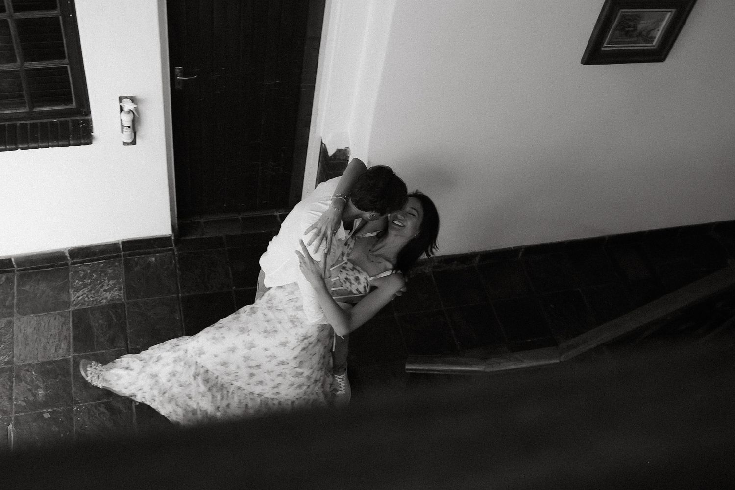 Wedding couple sharing a romantic moment at a Pretoria wedding venue