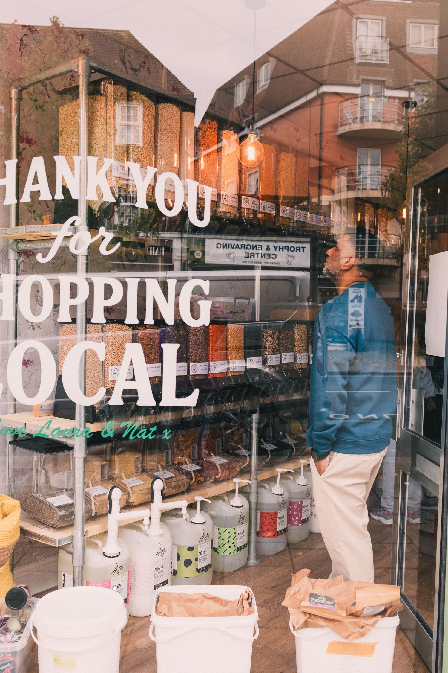 Small business branding photography, retail staff portraits West London
