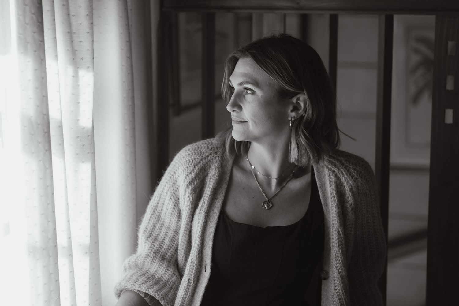 Moody portrait photography session, creative headshots and personal branding West London