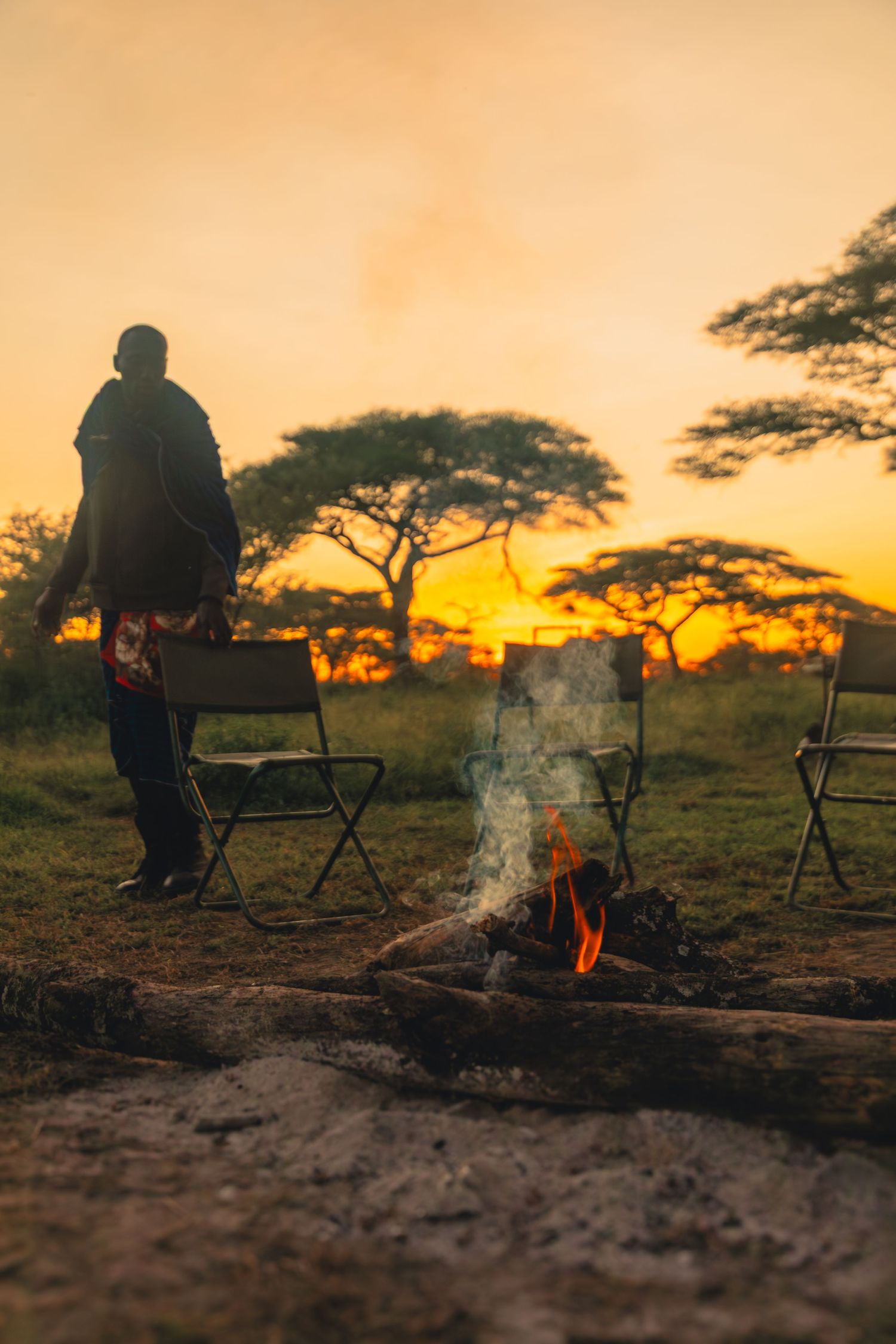 sunsets in serengeti