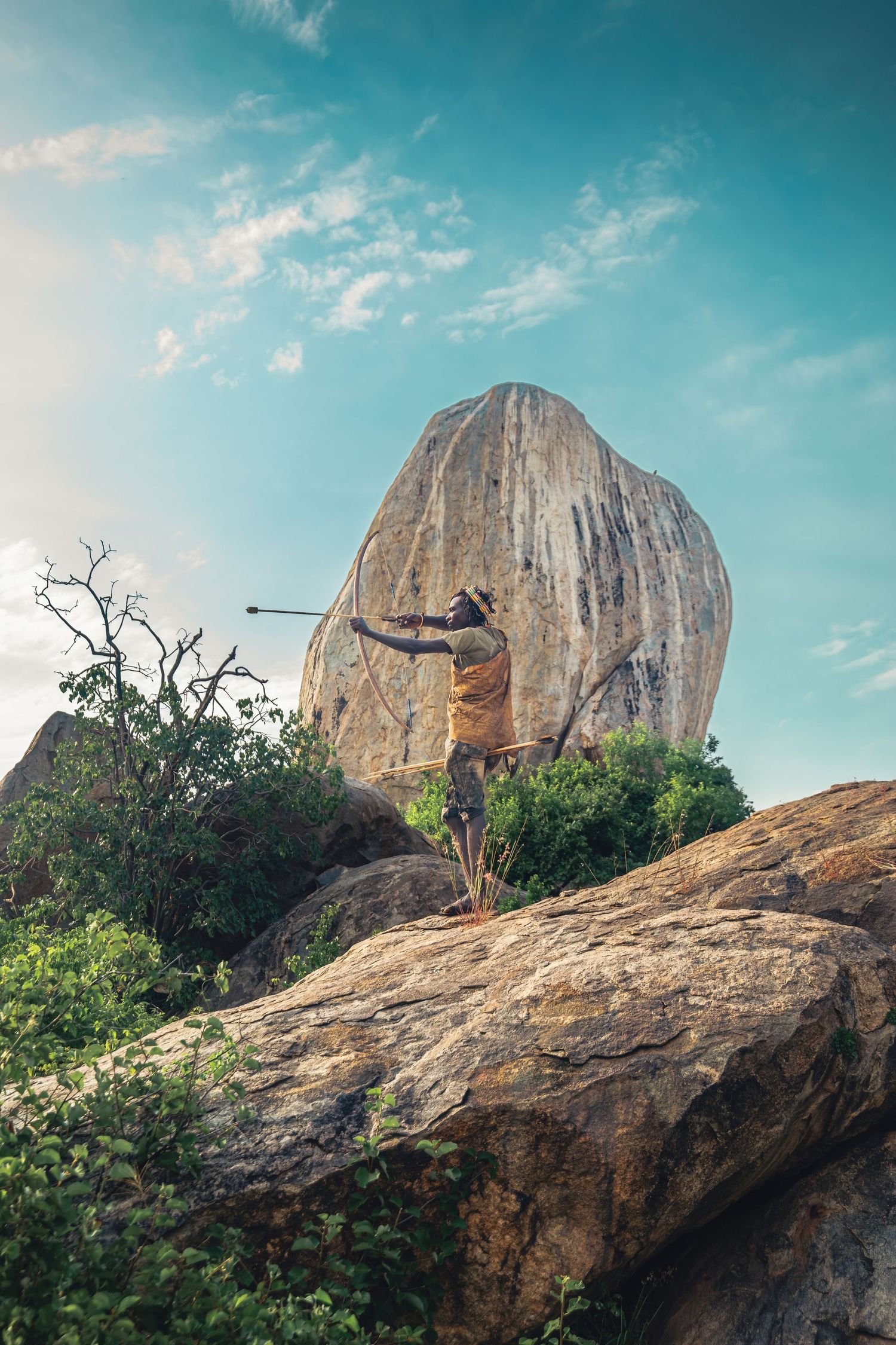 hunting in the hadzabe