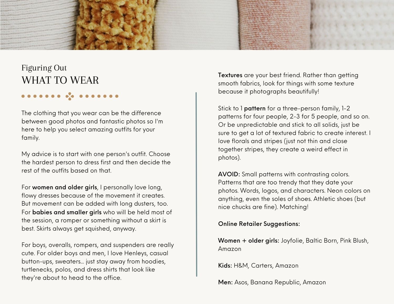 page to welcome guide