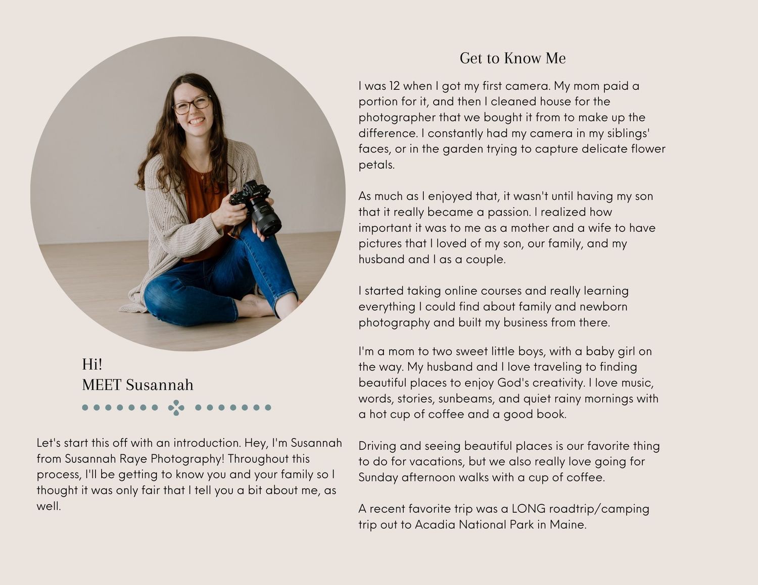 page to welcome guide