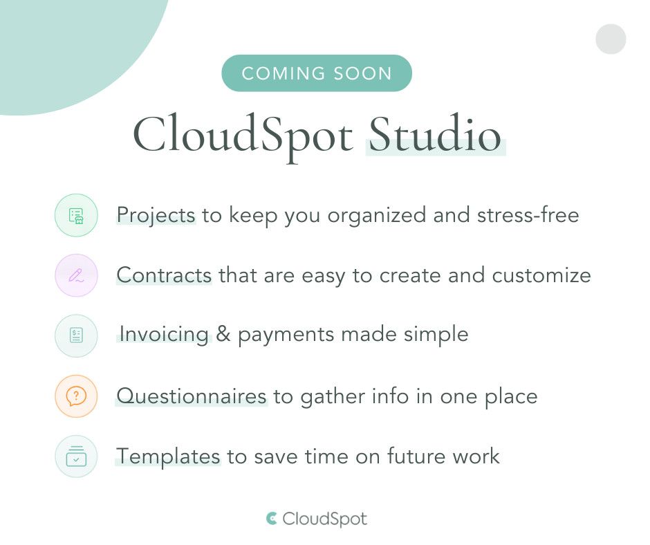 Cloudspot Studio Affiliate info