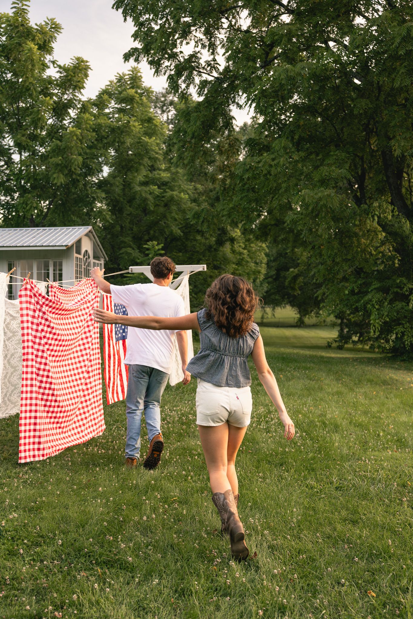 Americana summer photo session Knoxville tennessee