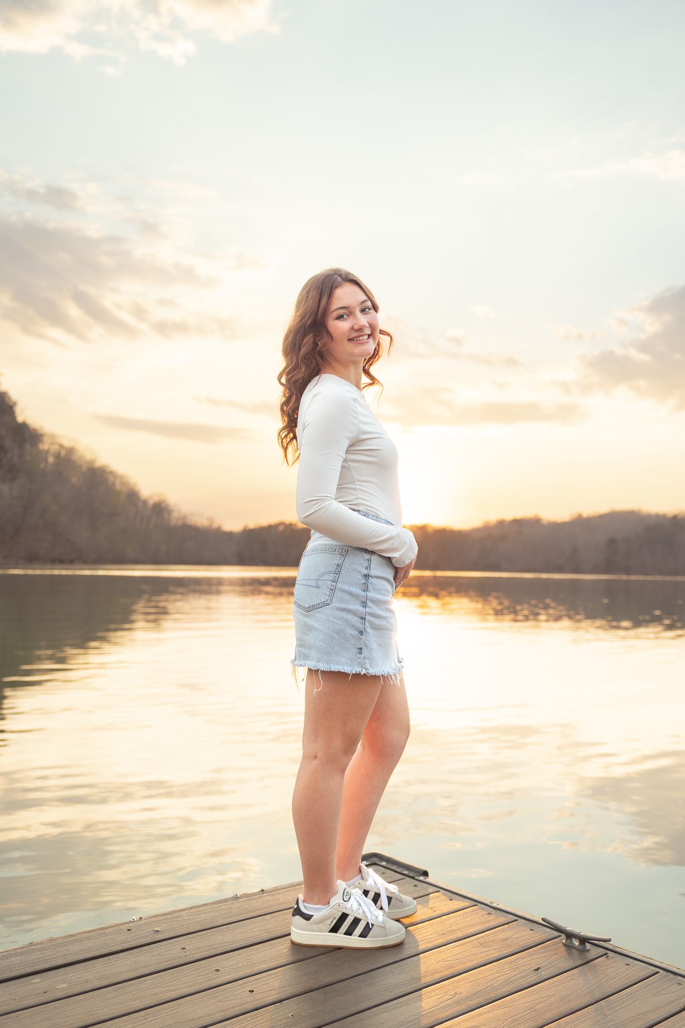 sunset photography on the water