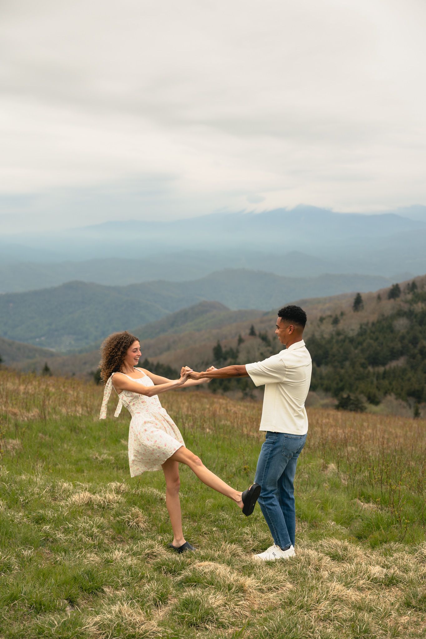 roan mountain couples session