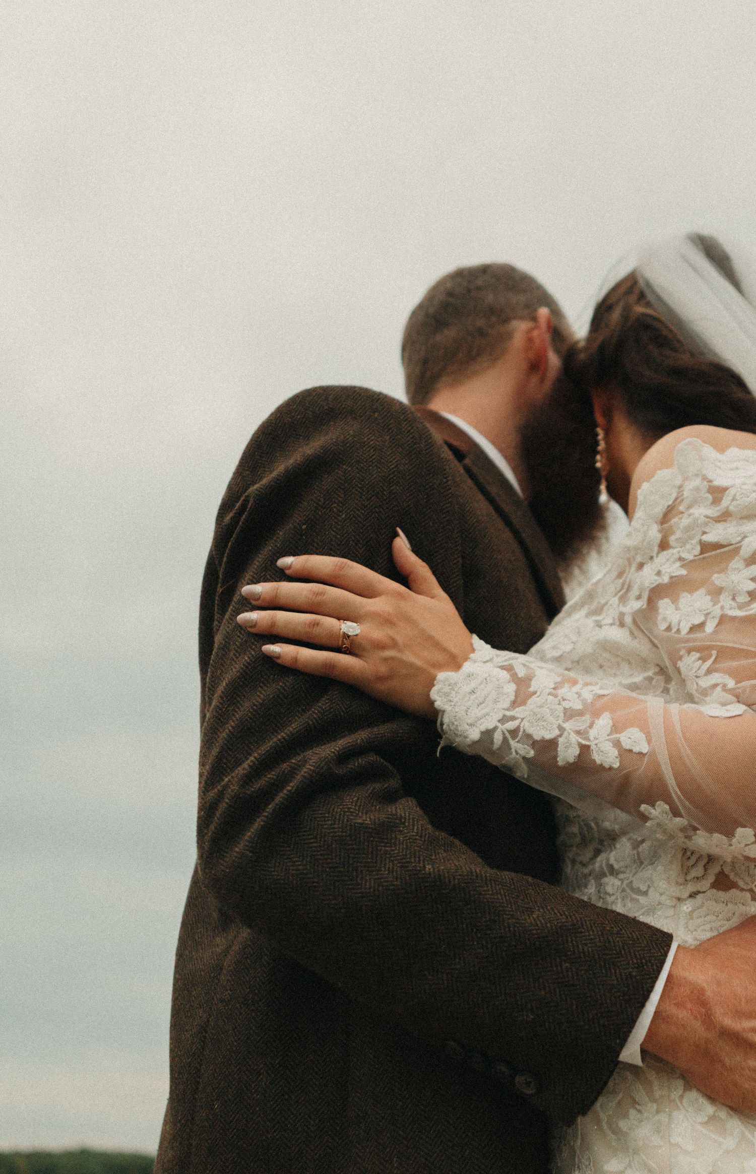 Wedding Ring details with both the bride and groom