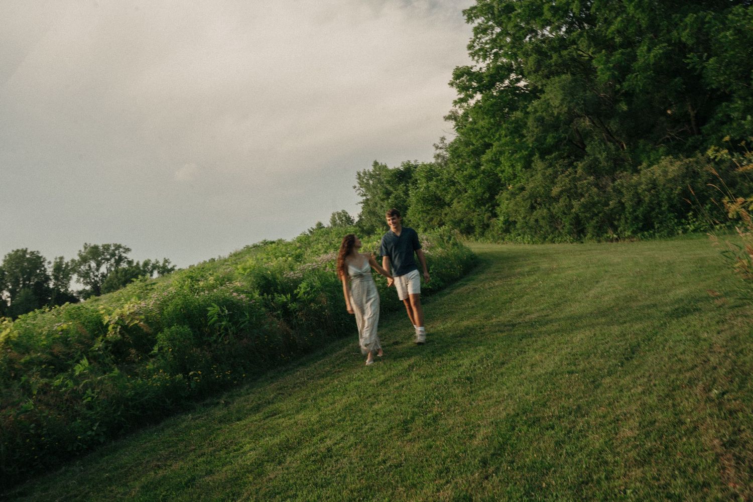 Tessa and Jack's Summer Couples Session at Crow Creek Park In Bettendorf Iowa - Iowa Photographer - Illinois Couples Photographer