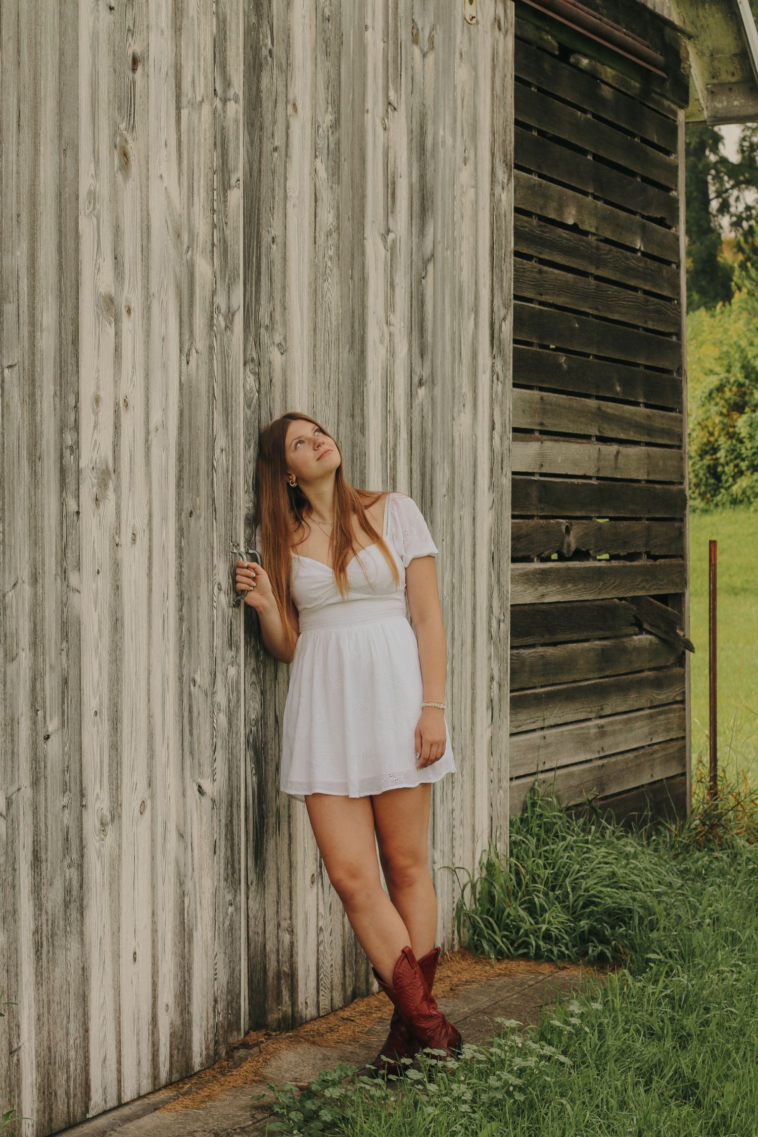 Emily Lathrop on her mom's farm, July of 2024
Senior Pictures