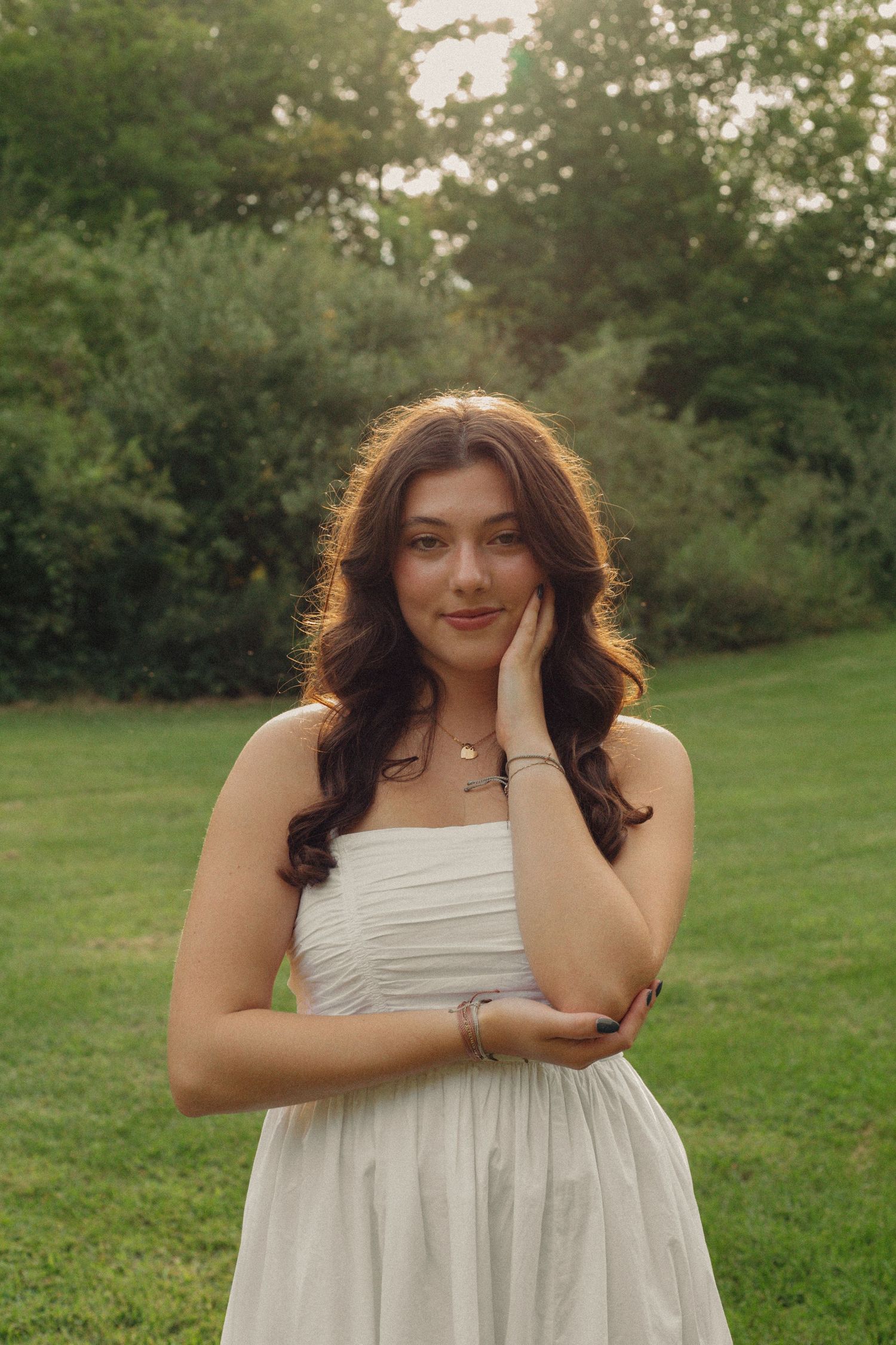 Mia Luna's Senior Pictures at Crow Creek Park