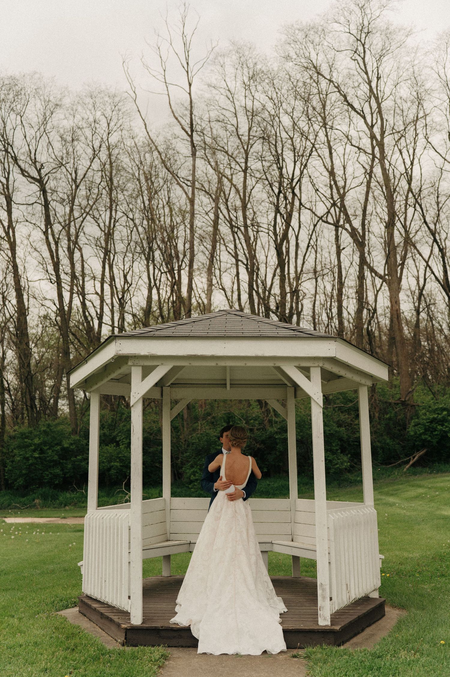 Emma + Sam at the Tangle Wood Hills Pavilion in May of 2025 - A Beautiful Spring Wedding