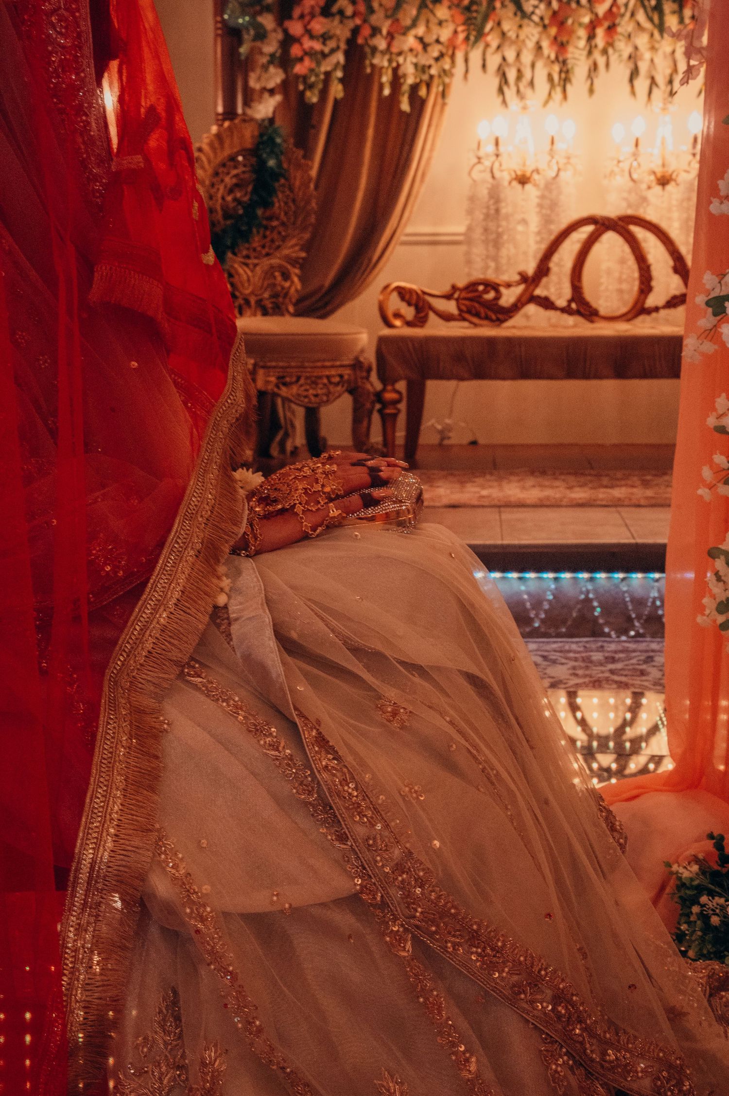 muslim wedding during Nikah ceremony