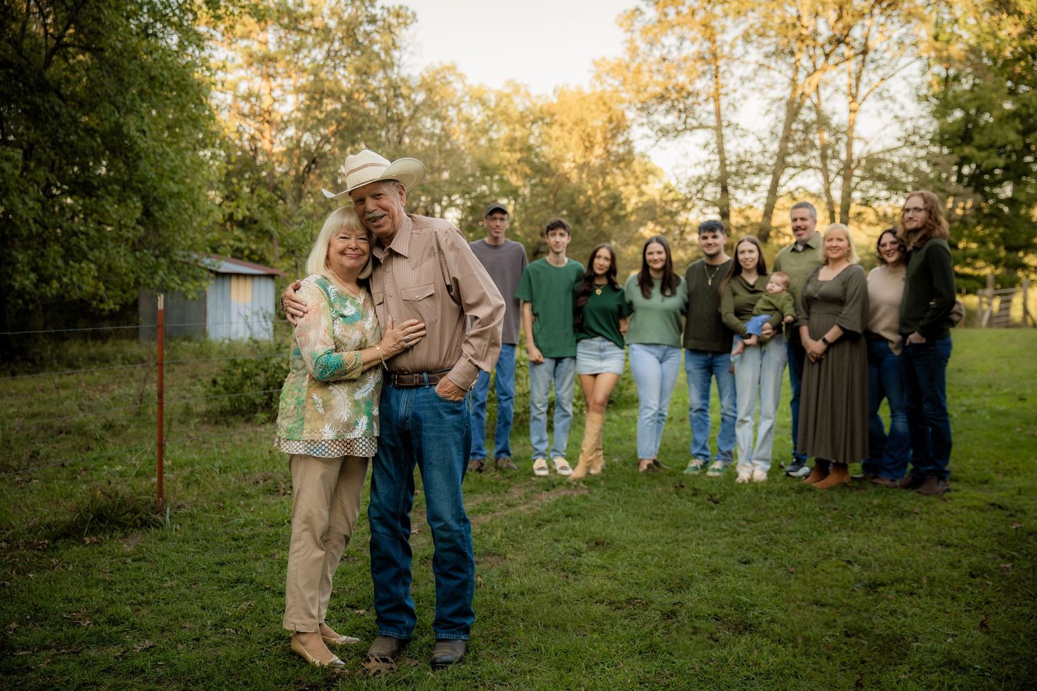 Extended Family Session older couple in front