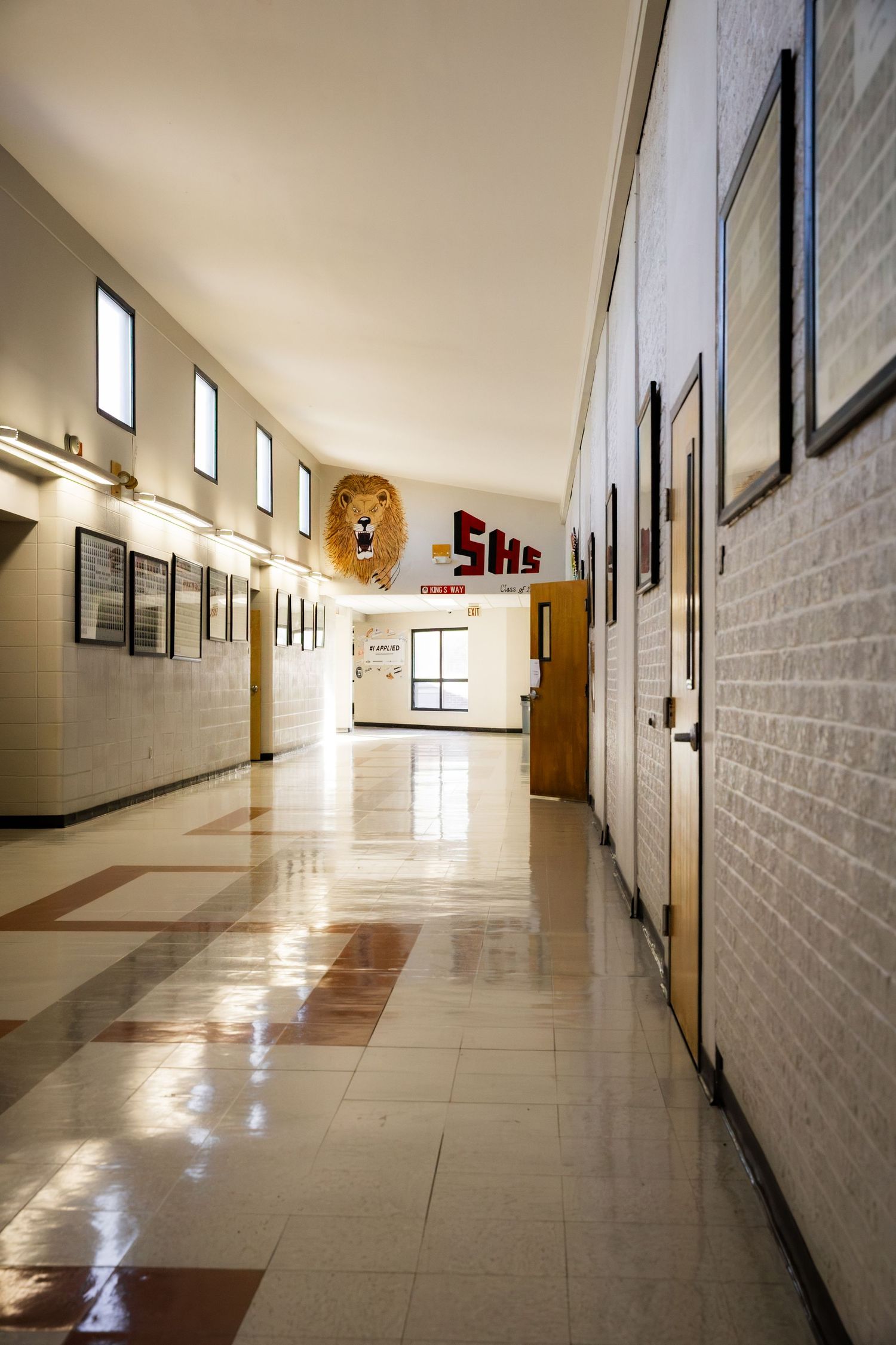 Searcy Lion High School Hallway