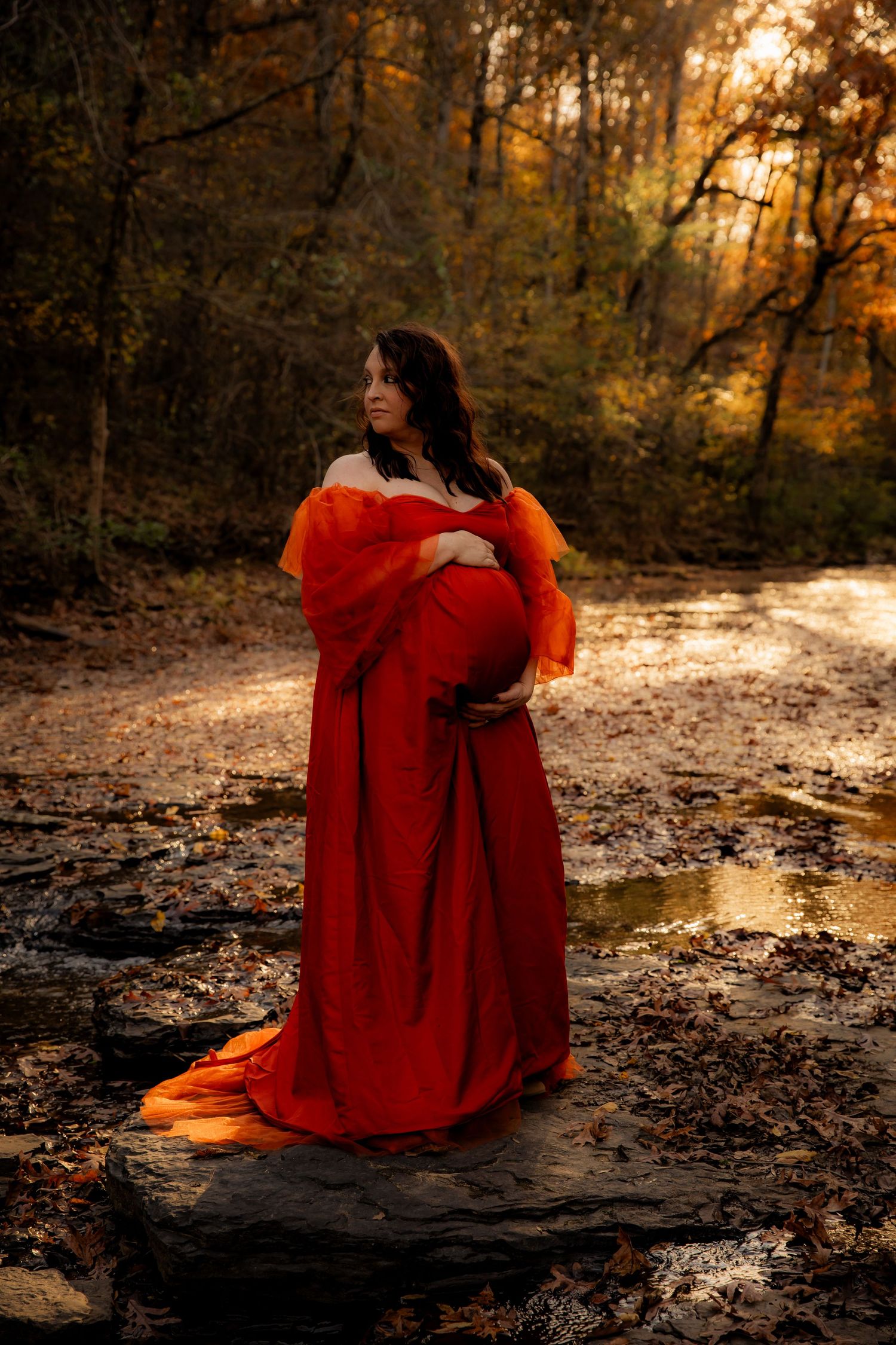 Maternity in creek
