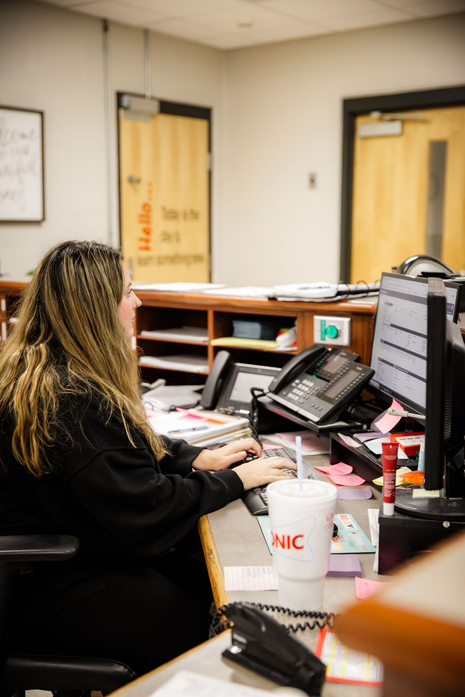 Receptionist at Elementary School