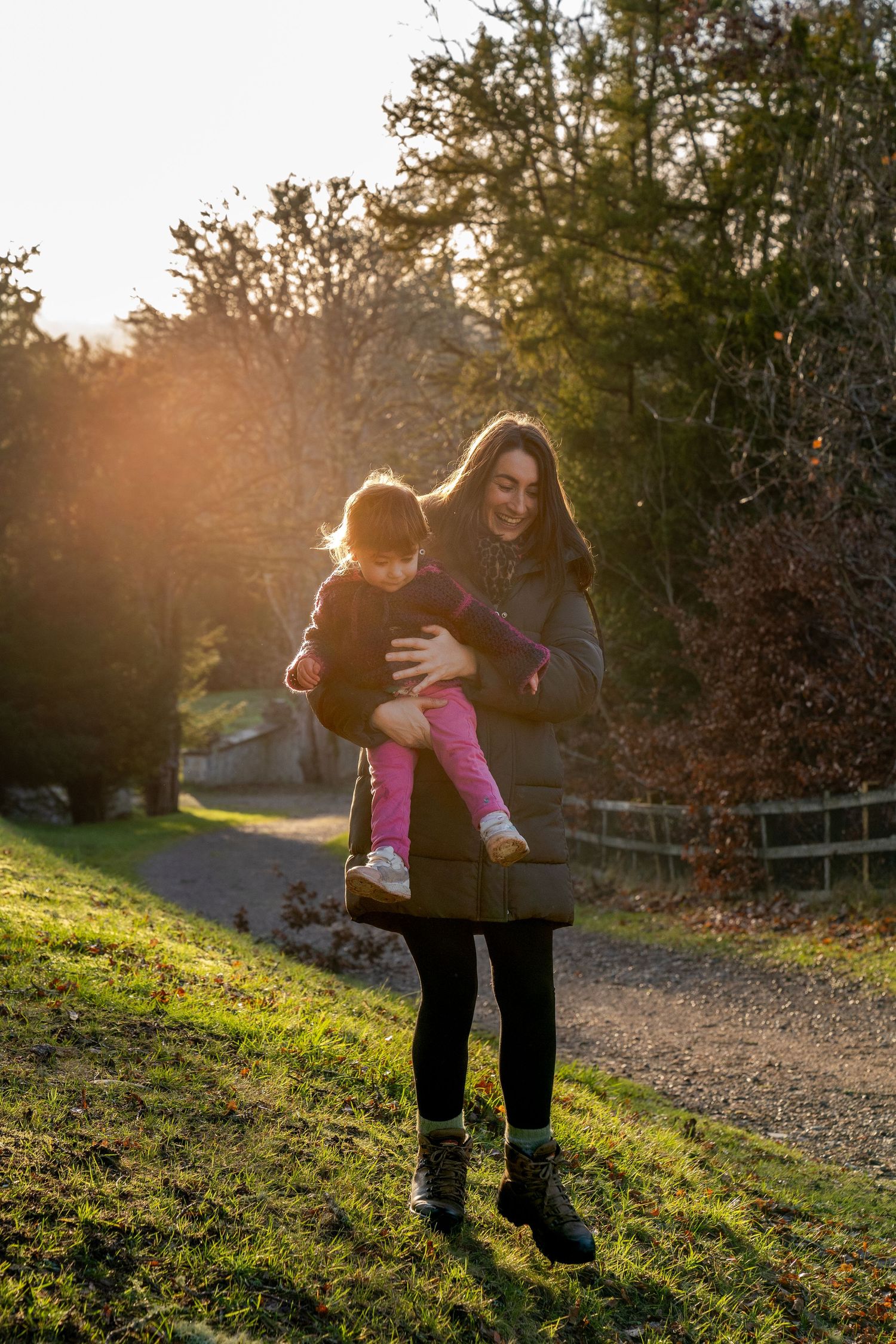 Outdoor Family session at Belladrum Estate, Scottish Highlands