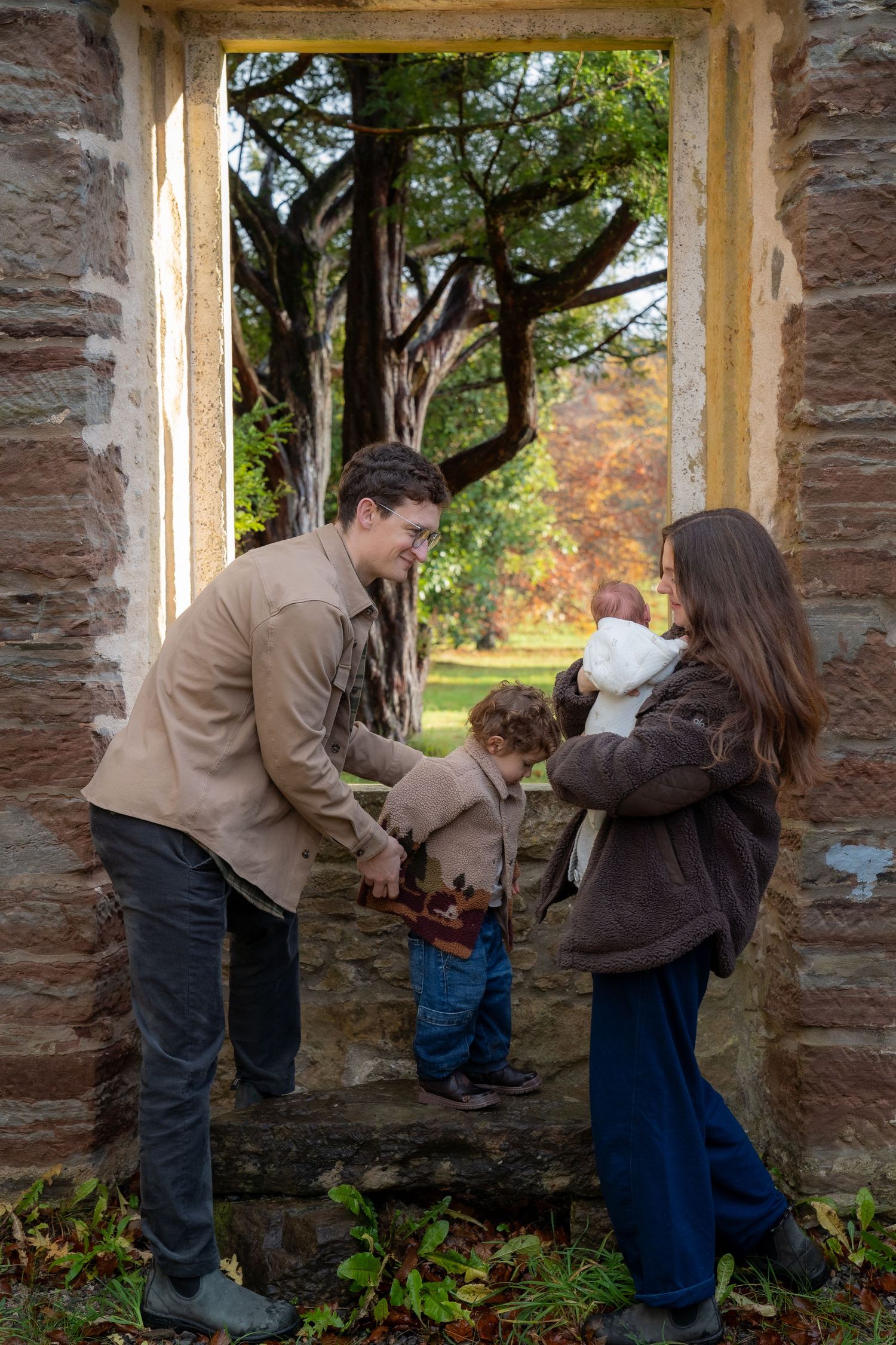 Outdoor Family session at Belladrum Estate, Scottish Highlands