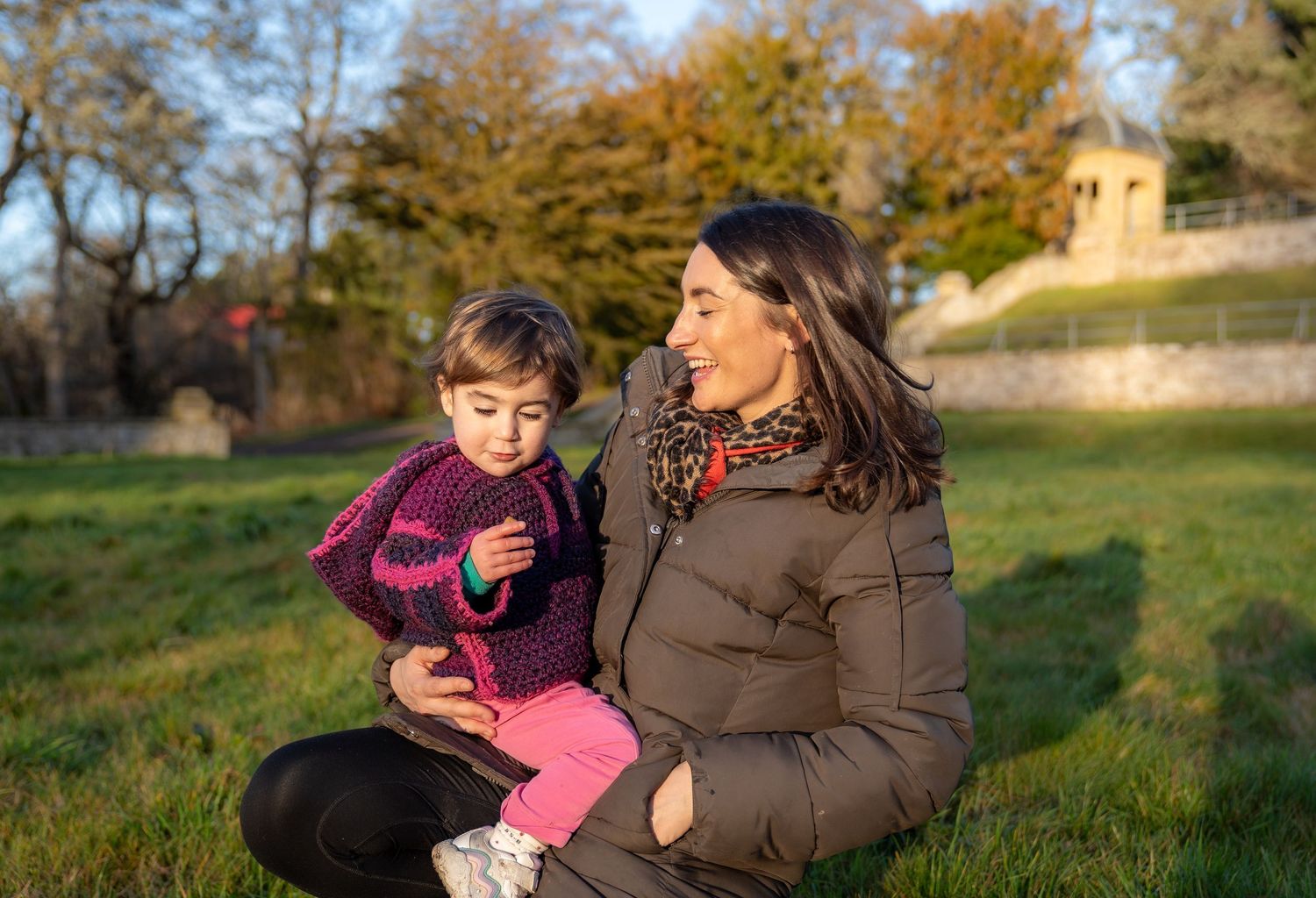 Outdoor Family session at Belladrum Estate, Scottish Highlands