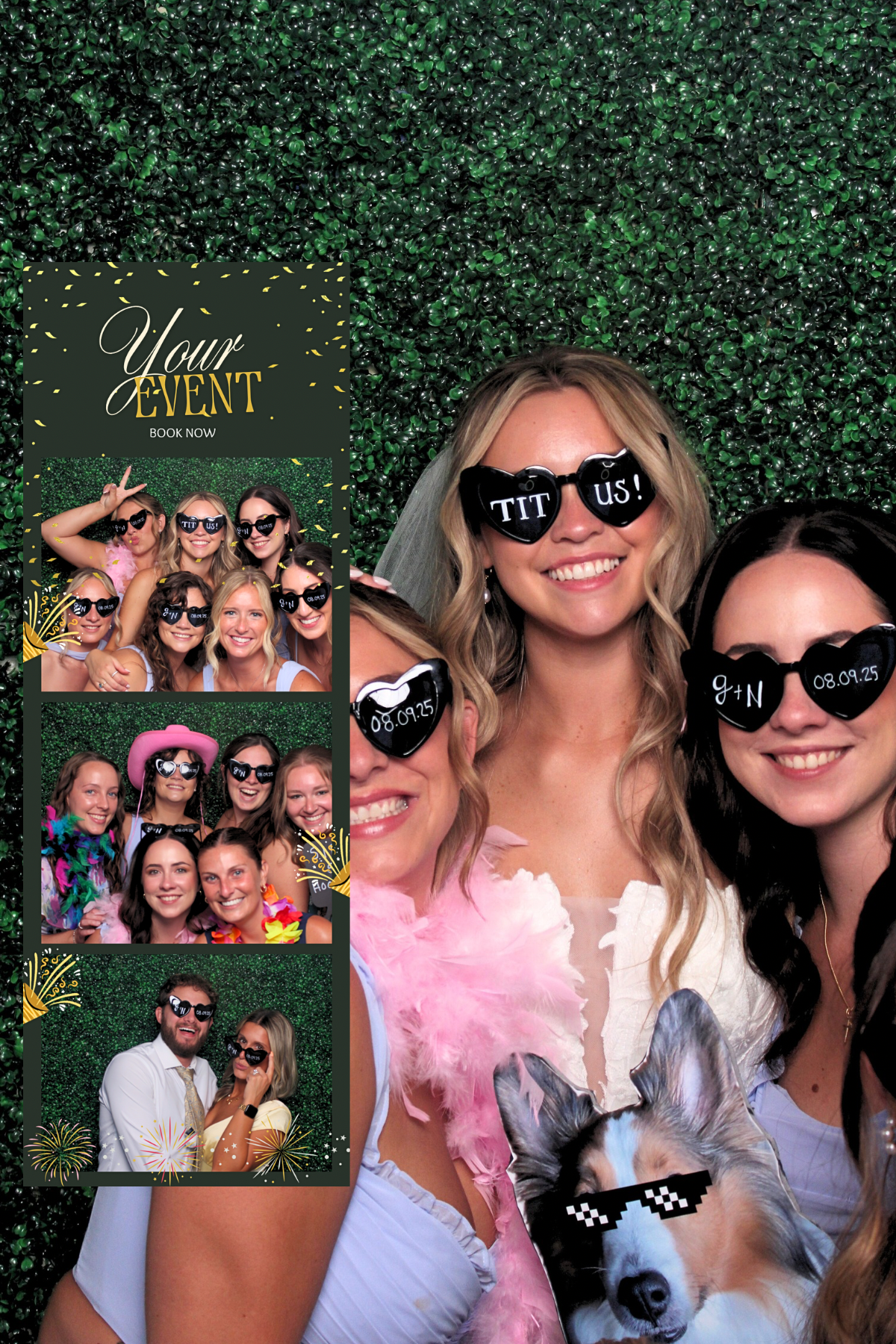 Wedding photo booth rental in Rochester NY