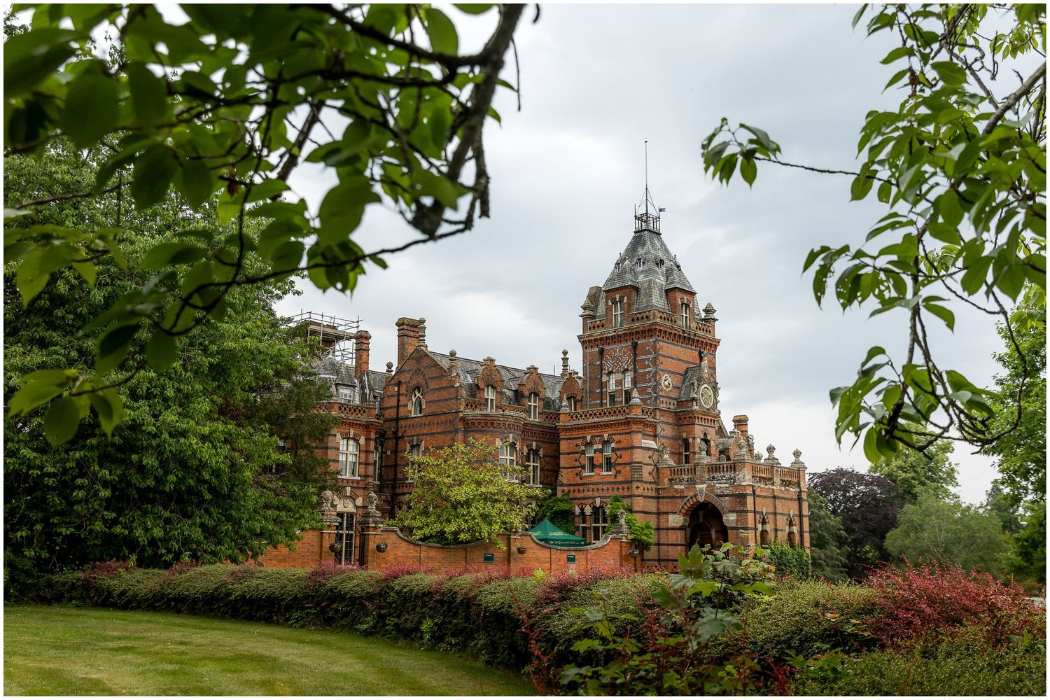 Exterior view of The Elvetham wedding venue and hotel in north Hampshire