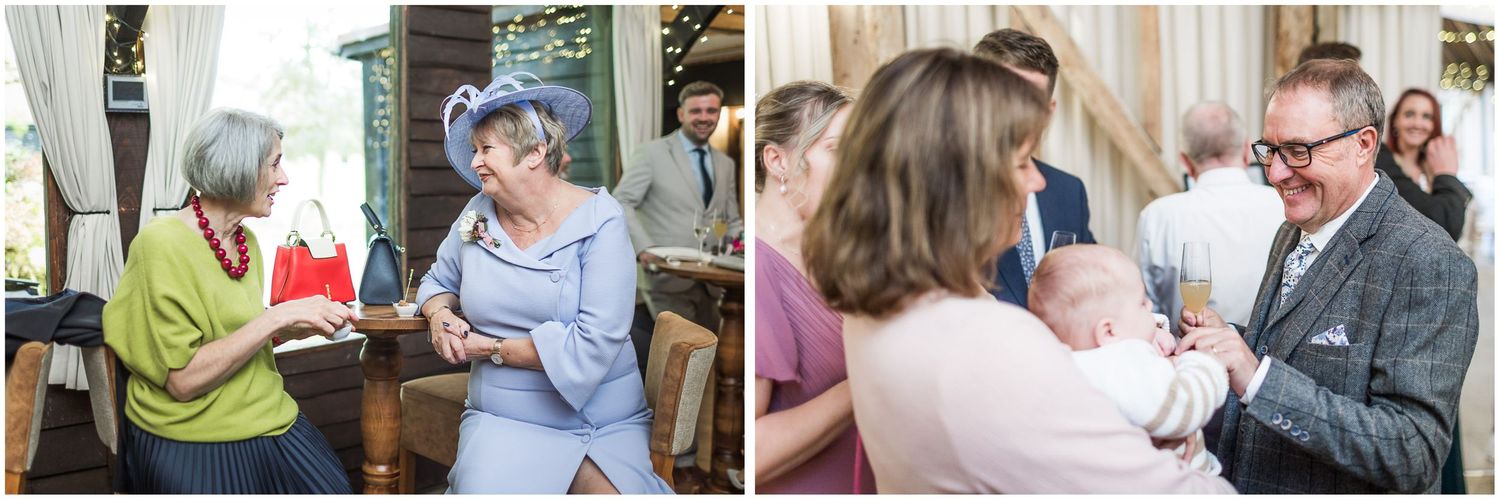 Wedding guest reception documentary photographs