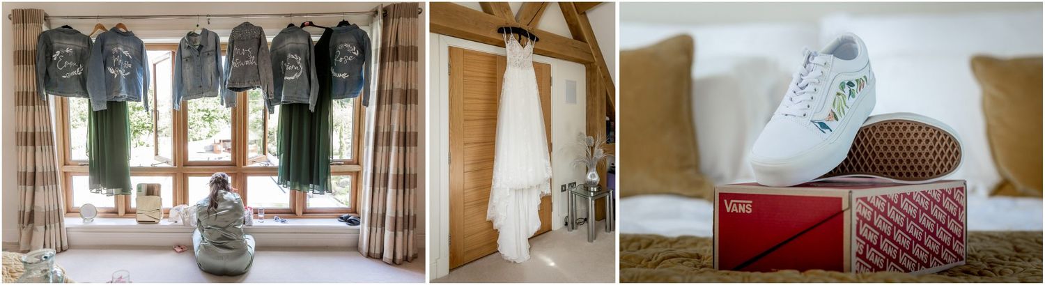Interior view of a rustic venue with elegant arched doorways and classic furnishings.