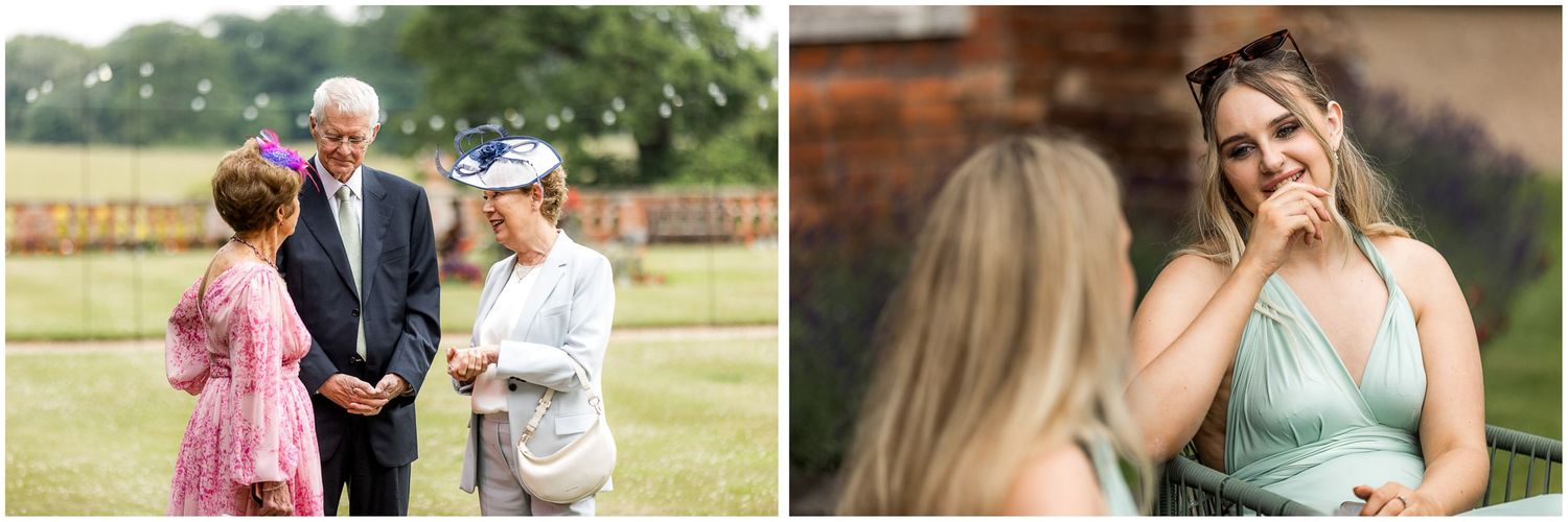 A romantic couple shares an intimate moment together in a sunlit outdoor garden setting.
