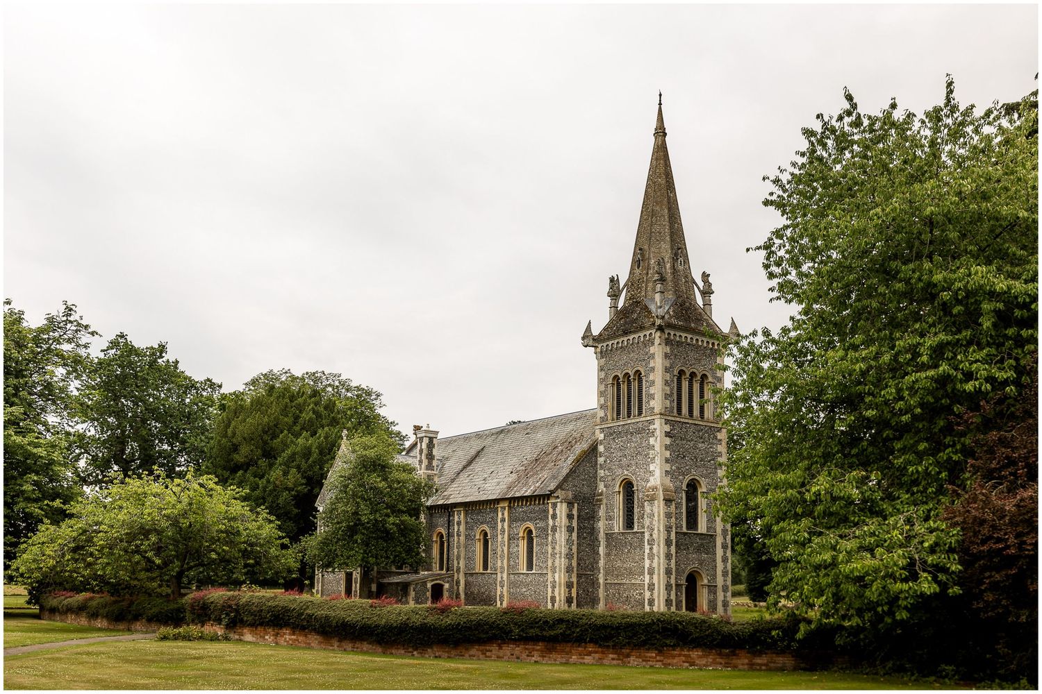 The wedding chapel in the grounds of The Elvetham wedding venue