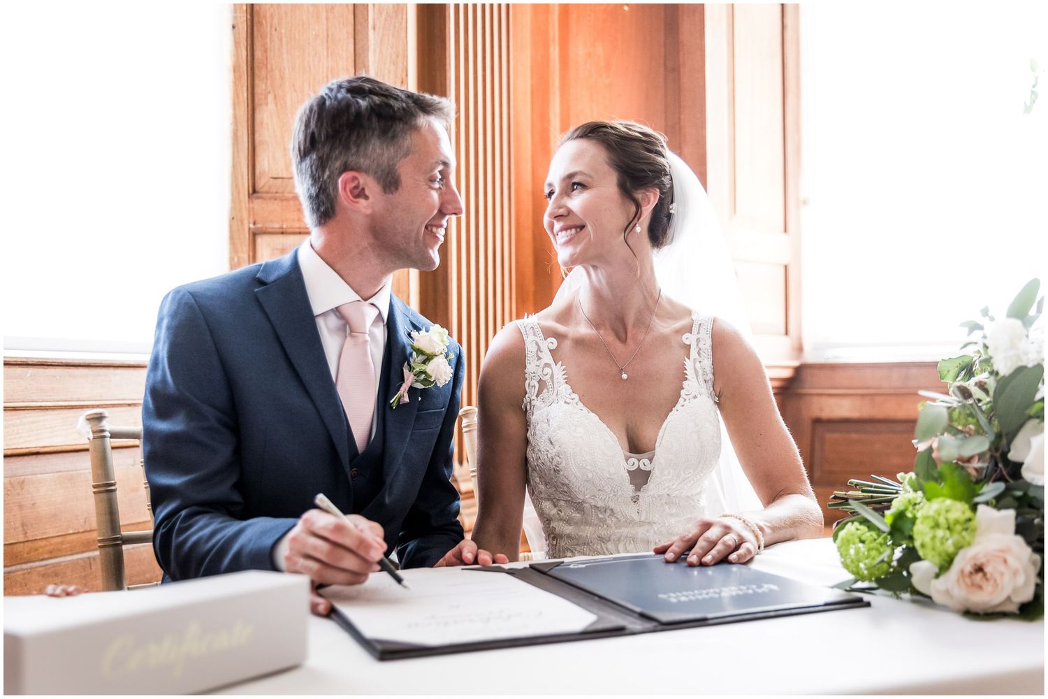 Signing of the register
