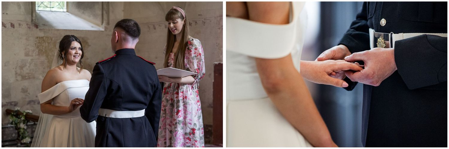 A collection of wedding preparation moments showing formal attire, candid interactions and getting ready scenes.