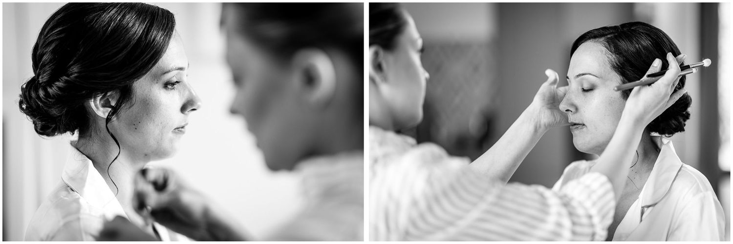 Black and white intimate wedding moments captured in artistic detail.