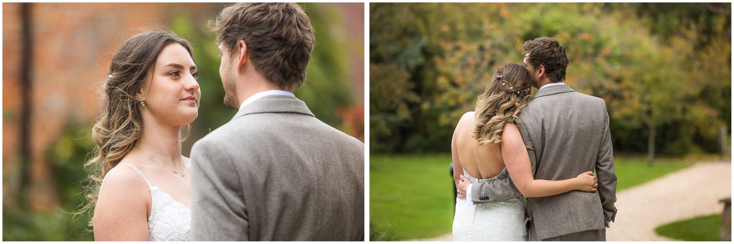 Bride and groom wedding portrait photography in Hampshire