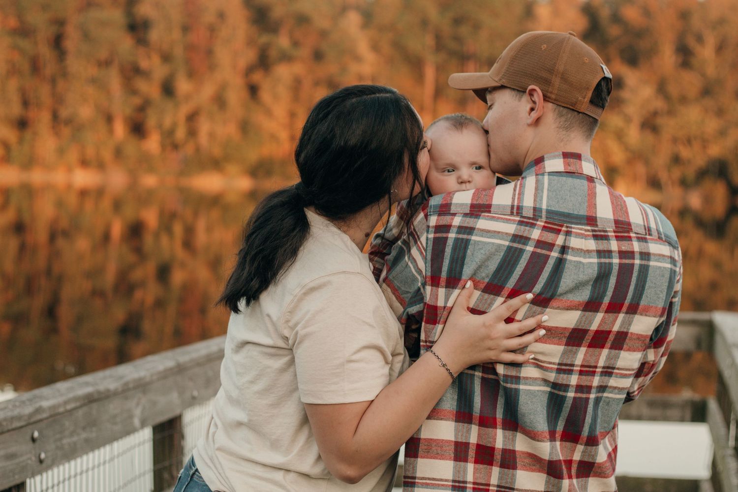 Family Session in a field setting.