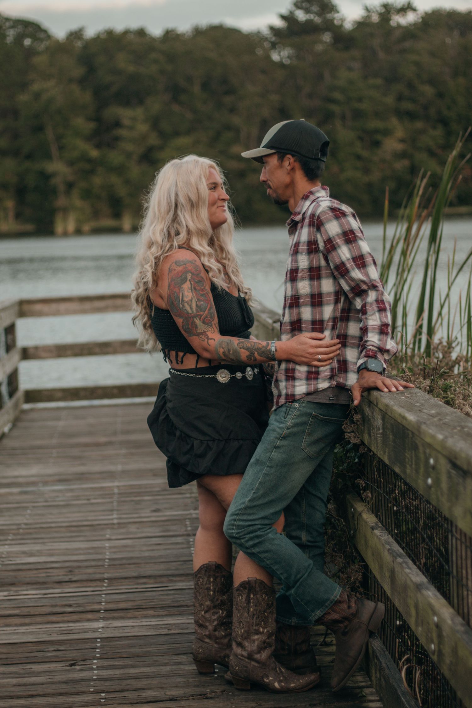 Couple session In a field setting