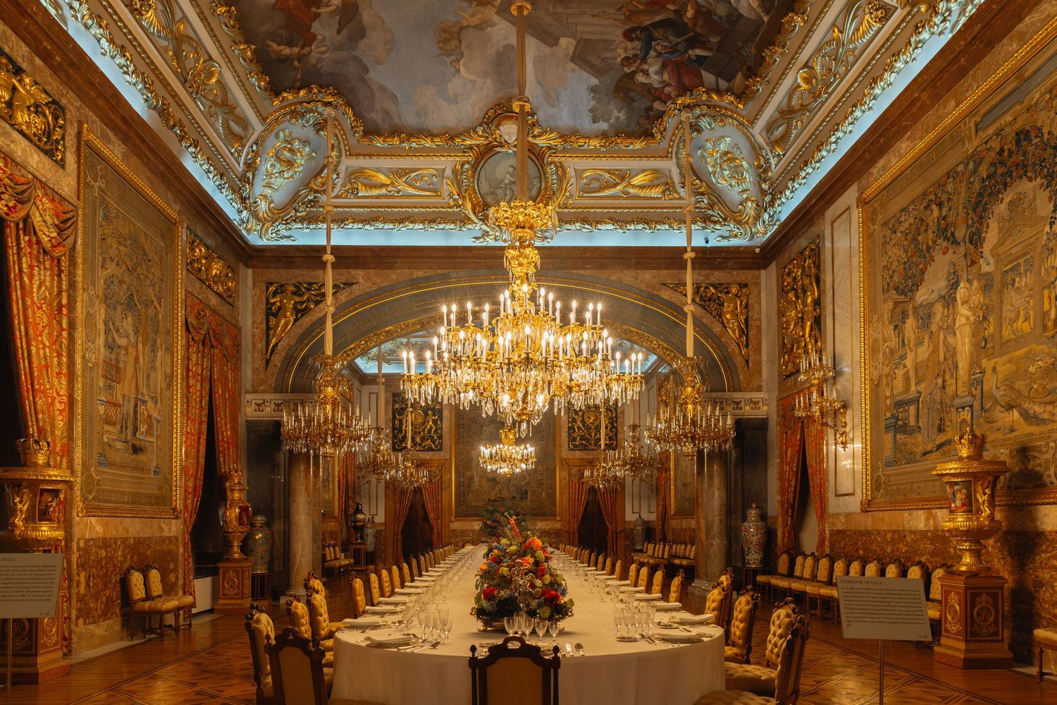 comedor del Palacio Real de Madrid