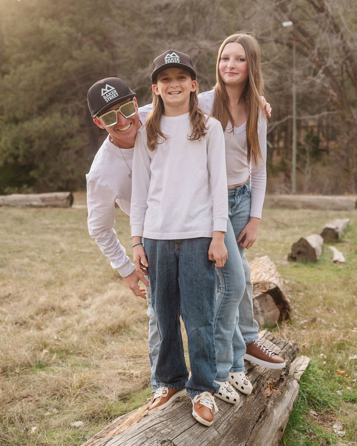 Family portrait in Idyllwild CA.