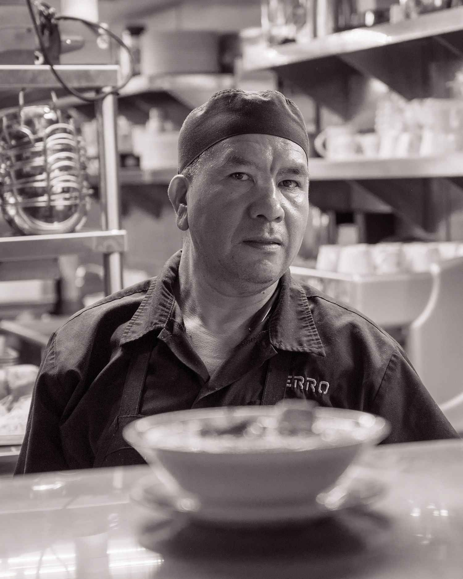 Chef at FERRO in Idyllwild CA. By California Food Photographer.