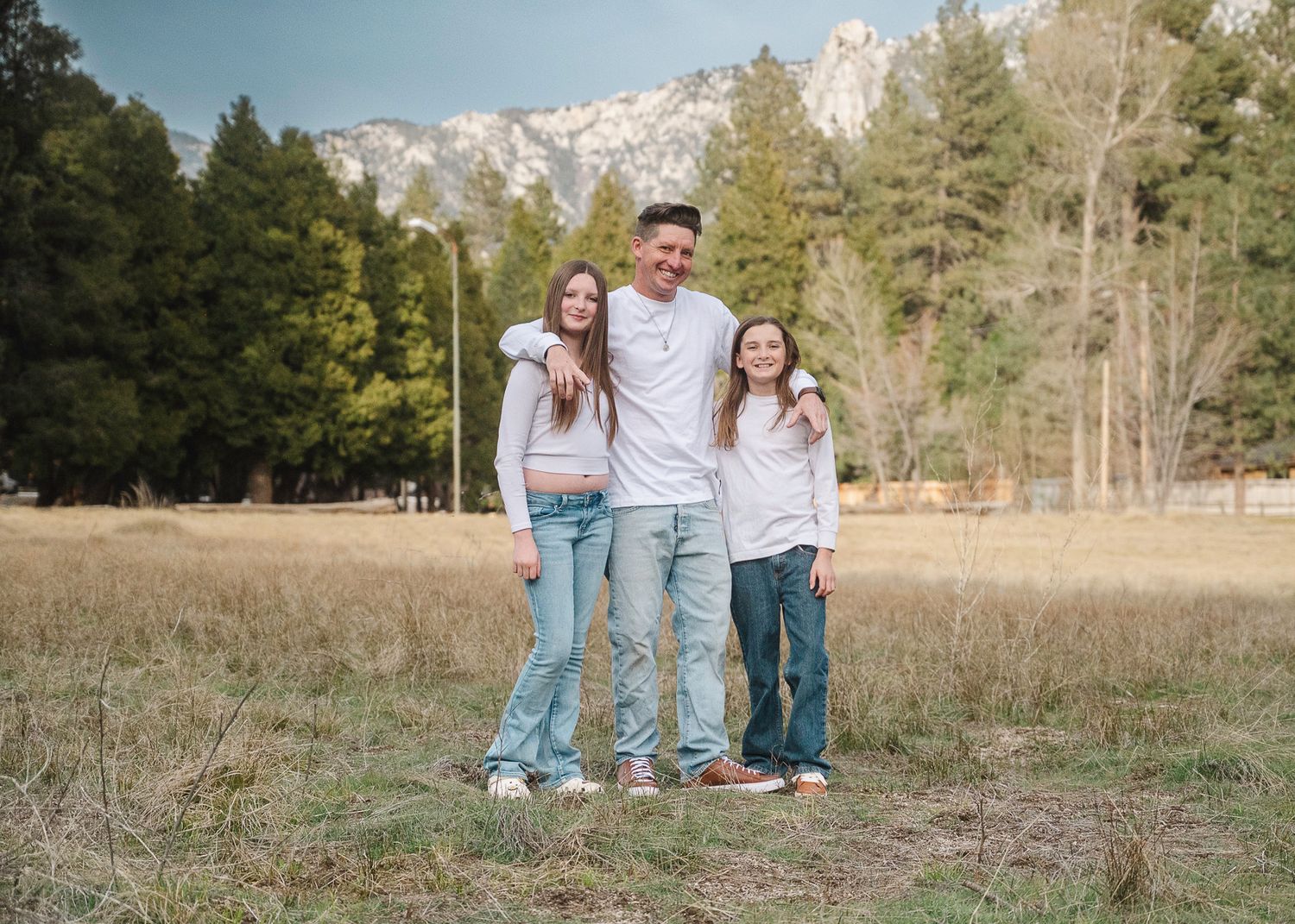 Family portrait in Idyllwild CA.
