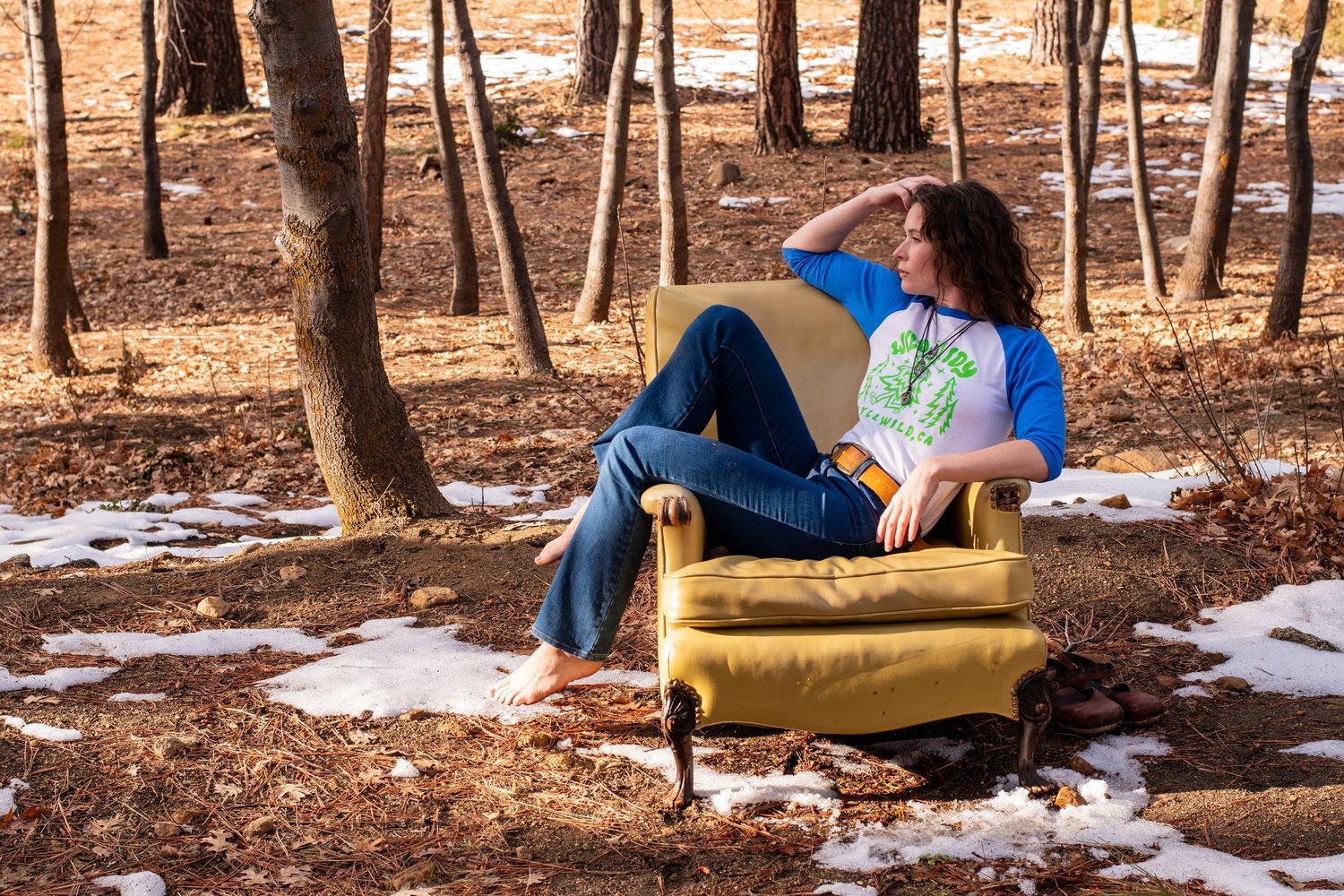 Model at Wild Idy in Idyllwild, CA. By California Lifestyle Photographer.