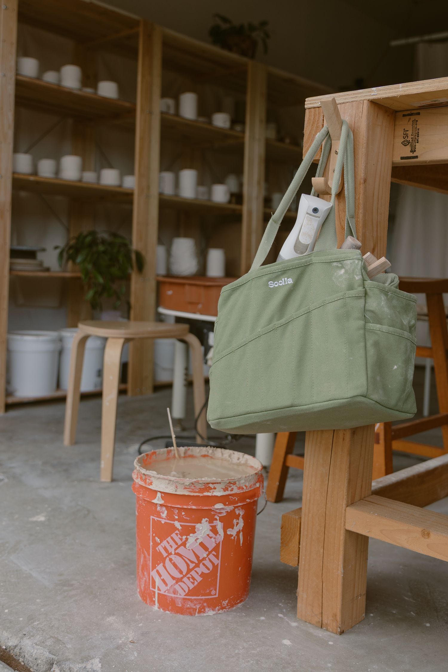 Detail shots of branding shoot for ceramics.
