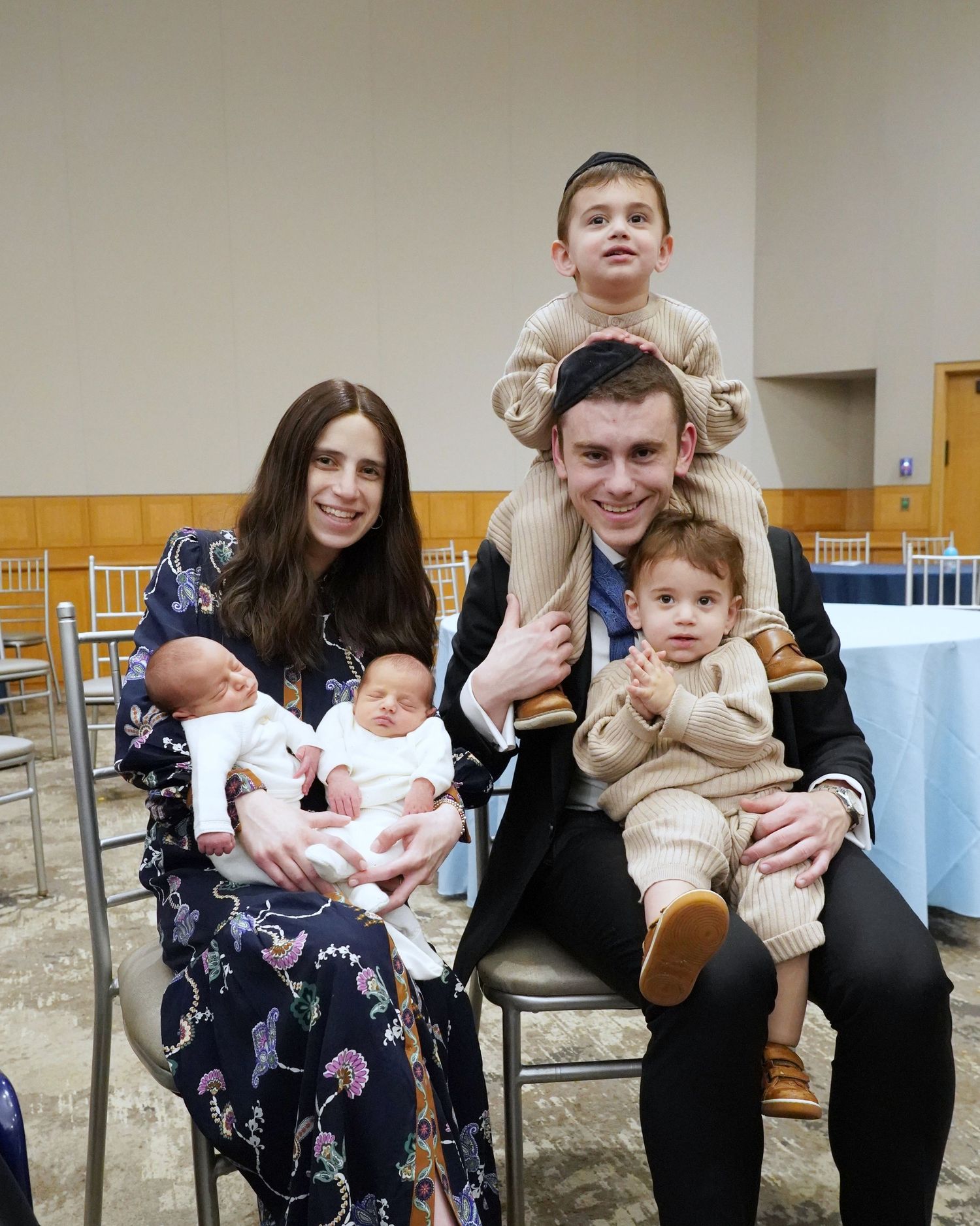 Family with newborn twins just got bigger