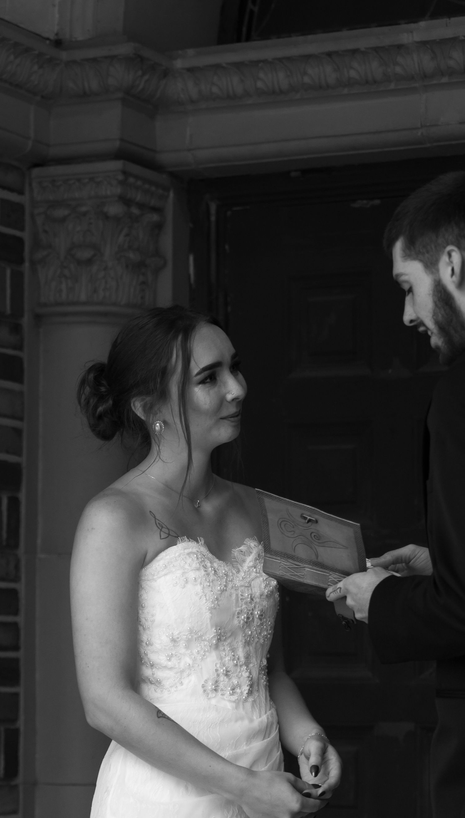 Candid elopement photography capturing genuine emotion and connection between an intimate couple during a private elopement ceremony