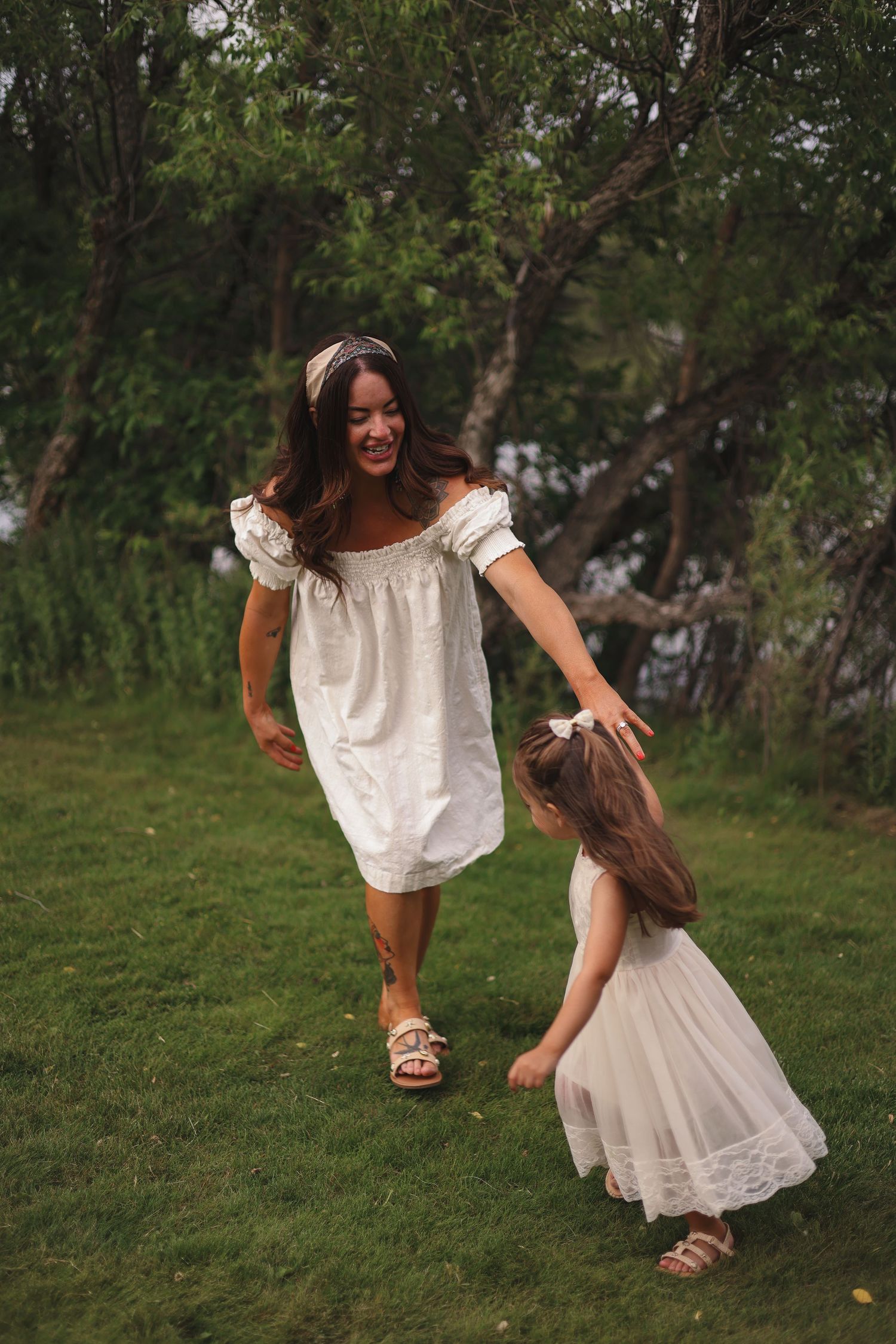 mother and daughter